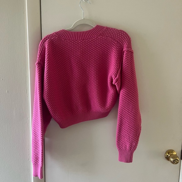 Cute free people button up sweater! - Picture 3 of 4